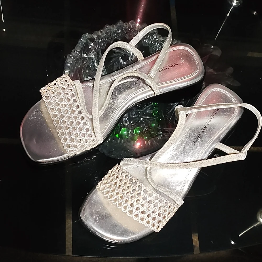 Elegant Silver Sandals